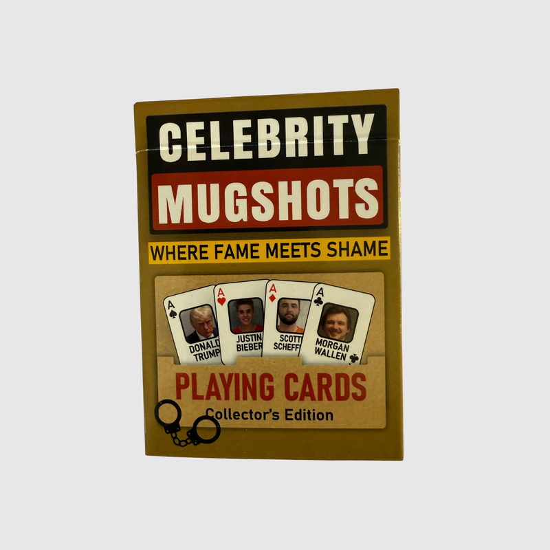 Celebrity Mugshots Deck of Cards