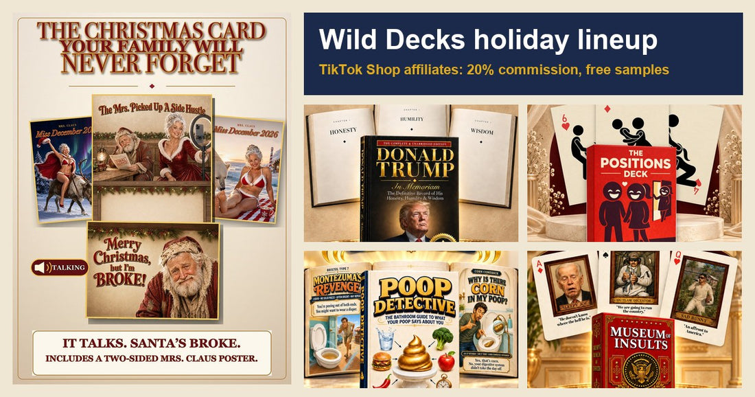 Wild Decks holiday lineup for TikTok Shop creators