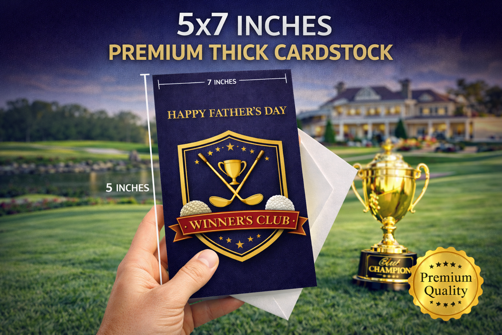 Funny Trump Father's Day Card with Audio Voice Message – Welcome to the Winner's Club