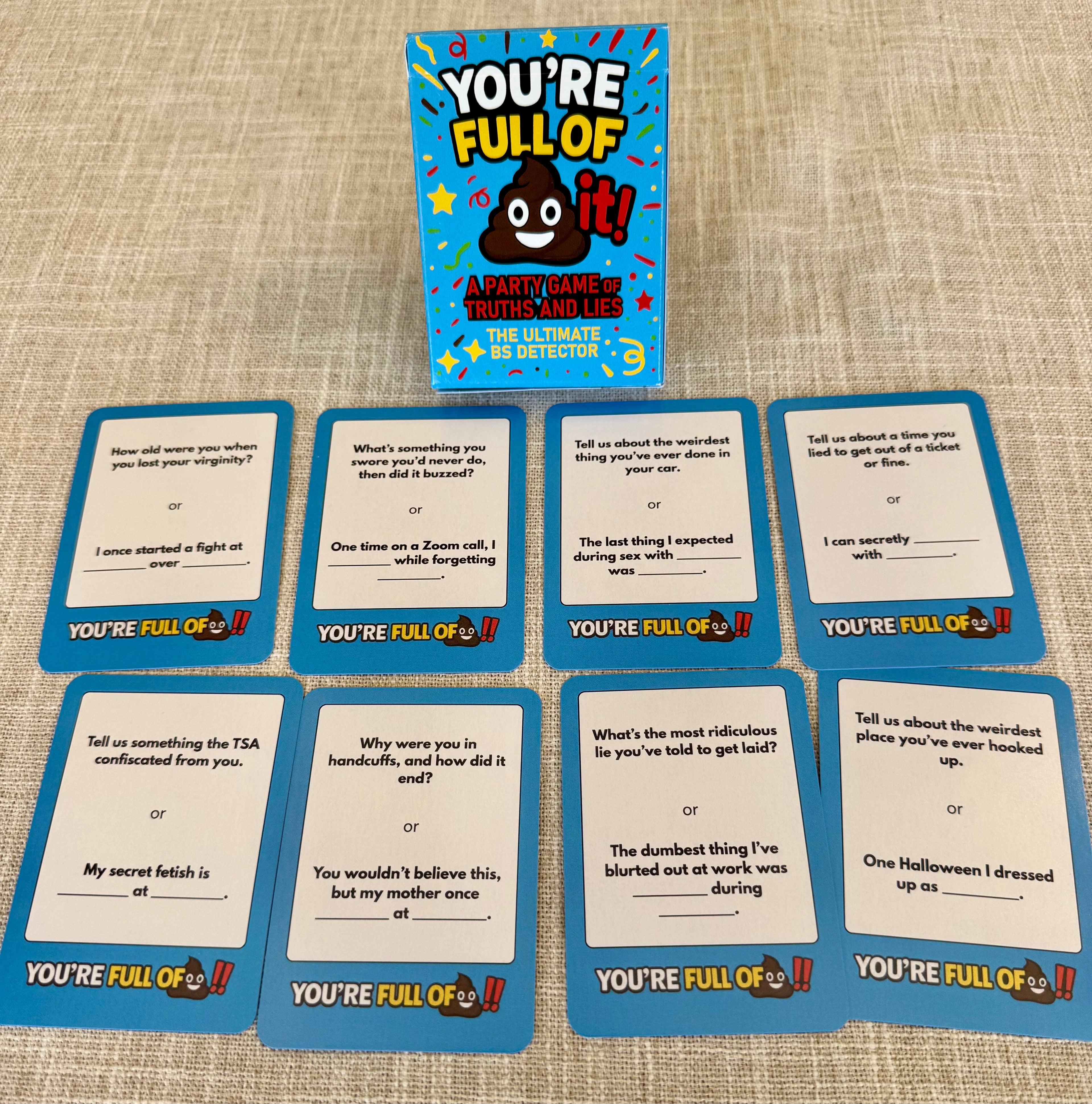 You're Full of It! The Ultimate BS Detector - Funny Adult Party Game of Truths and Lies
