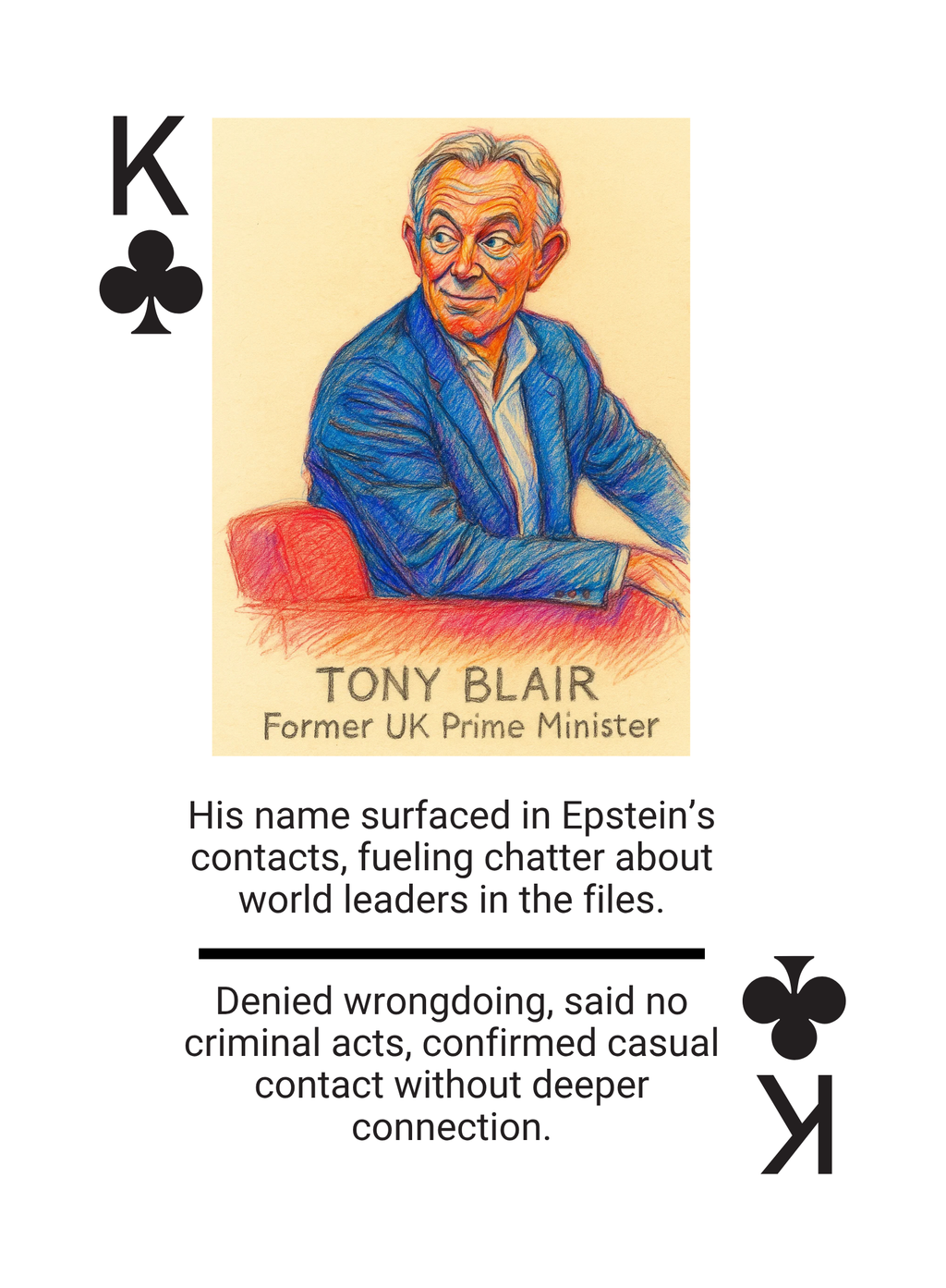 The Epstein Files Conspiracy Playing Card Deck Featuring Real Names from Flight Logs Court Filings