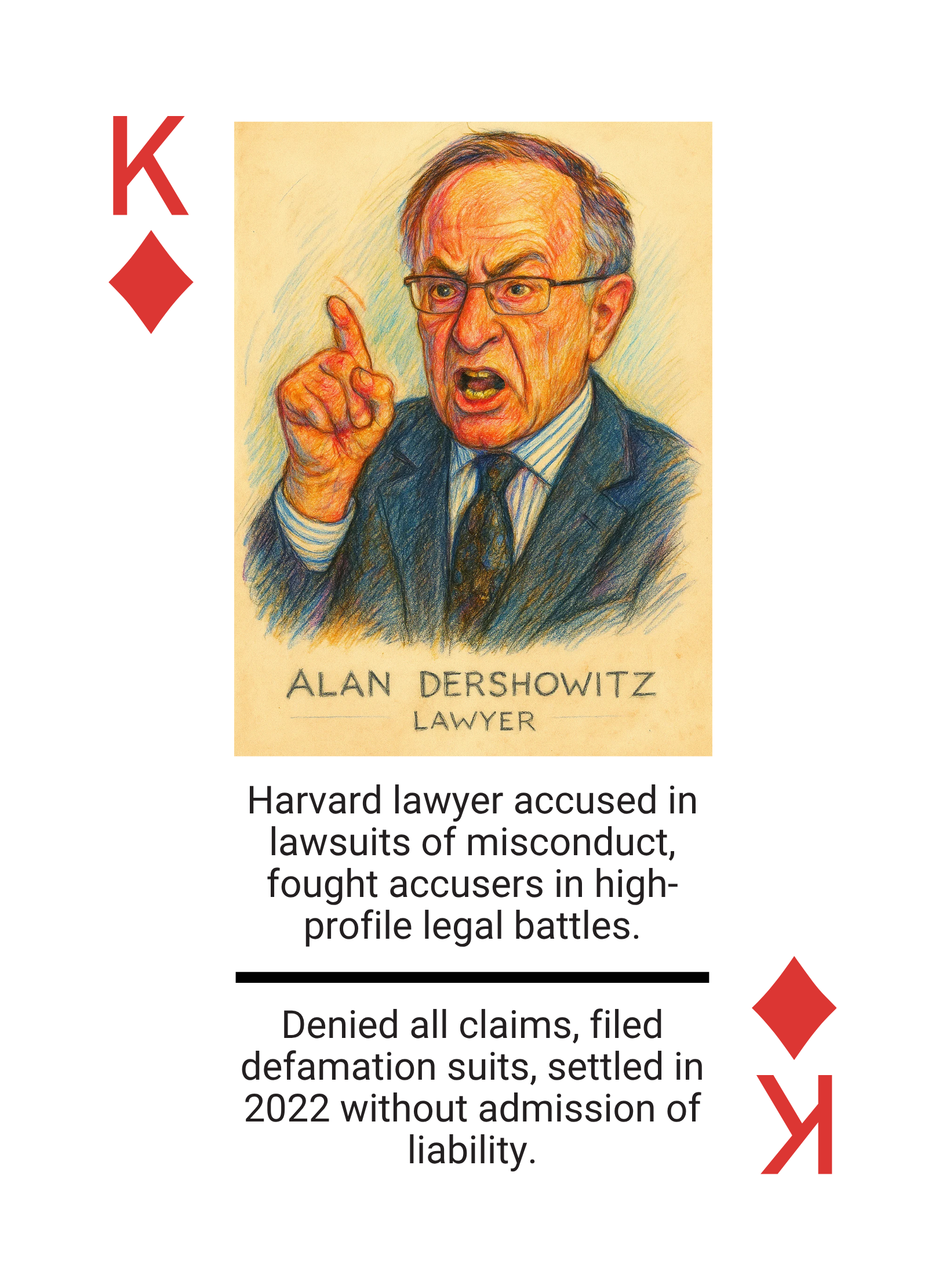 The Epstein Files Conspiracy Playing Card Deck Featuring Real Names from Flight Logs Court Filings