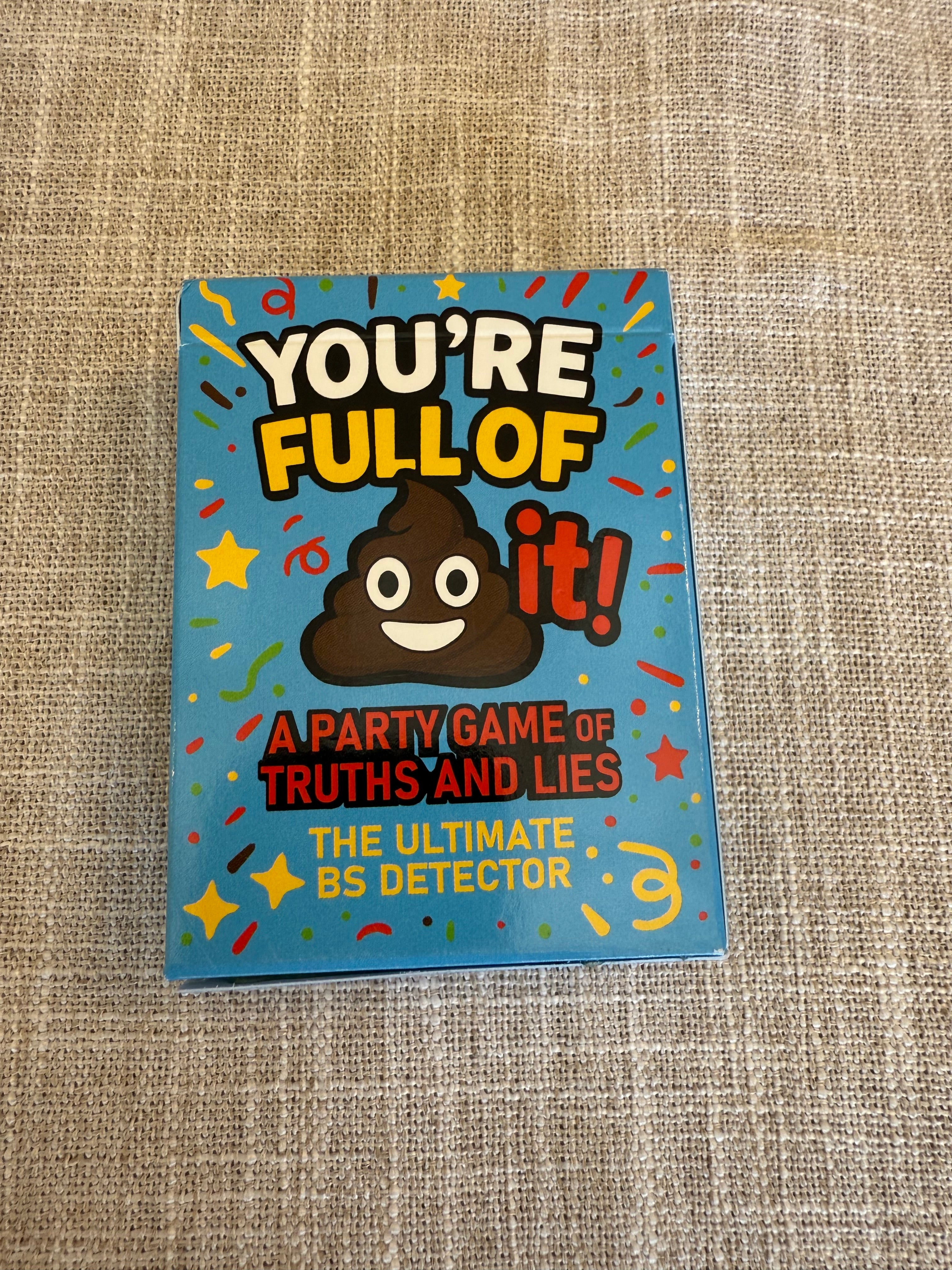 You're Full of It! The Ultimate BS Detector - Funny Adult Party Game of Truths and Lies
