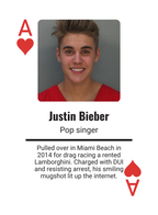Celebrity Mugshots: Fame Meets Shame Collector Edition Playing Cards