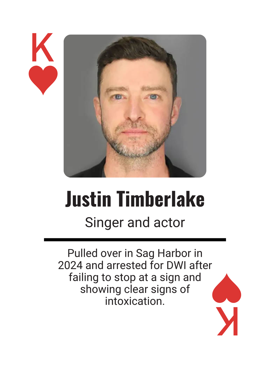 Celebrity Mugshots: Fame Meets Shame Collector Edition Playing Cards