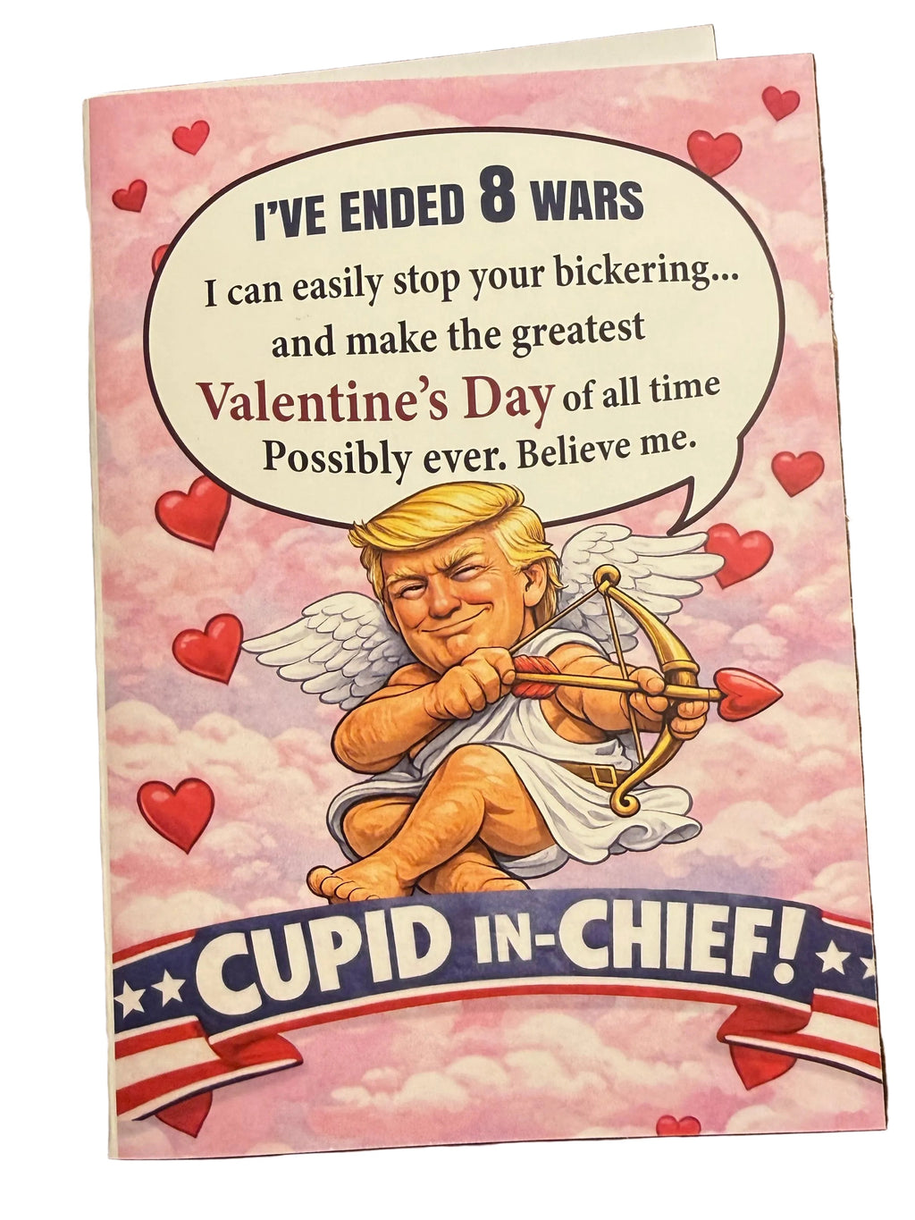 Cupid-in-Chief Valentine’s Day Card (Printed Card, Not Audio Enabled)
