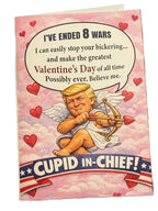 Cupid-in-Chief Valentine’s Day Card (Printed Card, Not Audio Enabled)