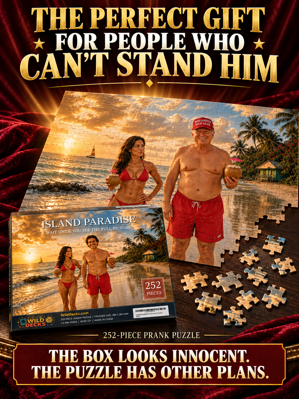 Prank puzzle as a gift