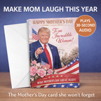 Funny Trump Mother's Day Card with Audio Voice Message – Make Mother's Day Great Again