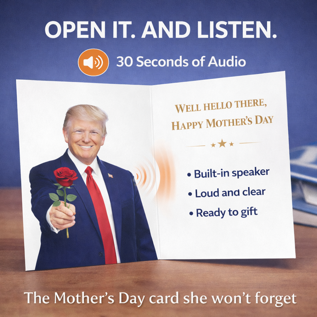 Funny Trump Mother's Day Card with Audio Voice Message – Make Mother's Day Great Again