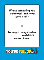 You're Full of It! The Ultimate BS Detector - Funny Adult Party Game of Truths and Lies