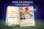 Funny Trump Father's Day Card with Audio Voice Message – Welcome to the Winner's Club